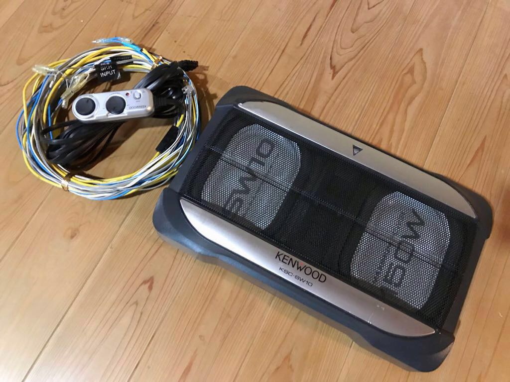 ☆KENWOOD KSC-SW10 車載用 サブウーファー ケンウッド サブウーハー