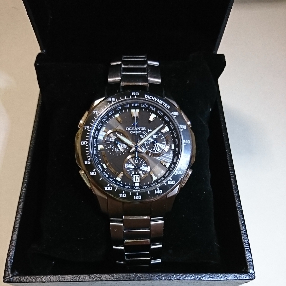 CASIO/オシアナス/OCW-M800TBJ-1AJF/ソーラー電波時計 【公式通販】