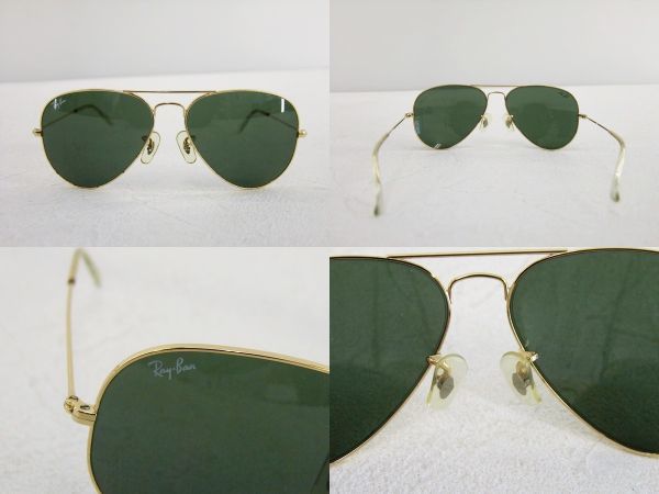 ◇ RayBan レイバン RB3025 サングラス ゴールド＆ブラック系 ＃ 1000002181683