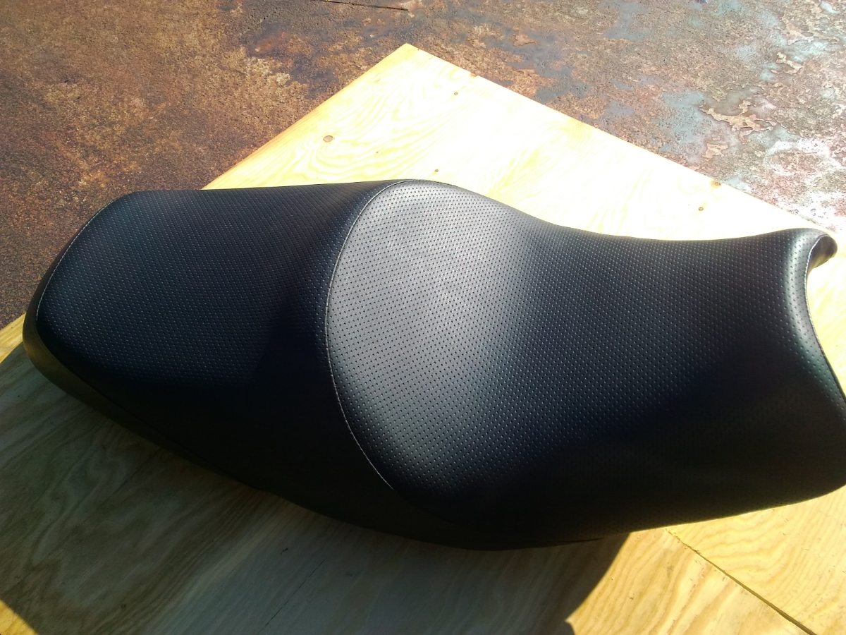 カワサキ ZZR1400 シート張替え ディンプルカーボン ZX14R □KAWASAKI