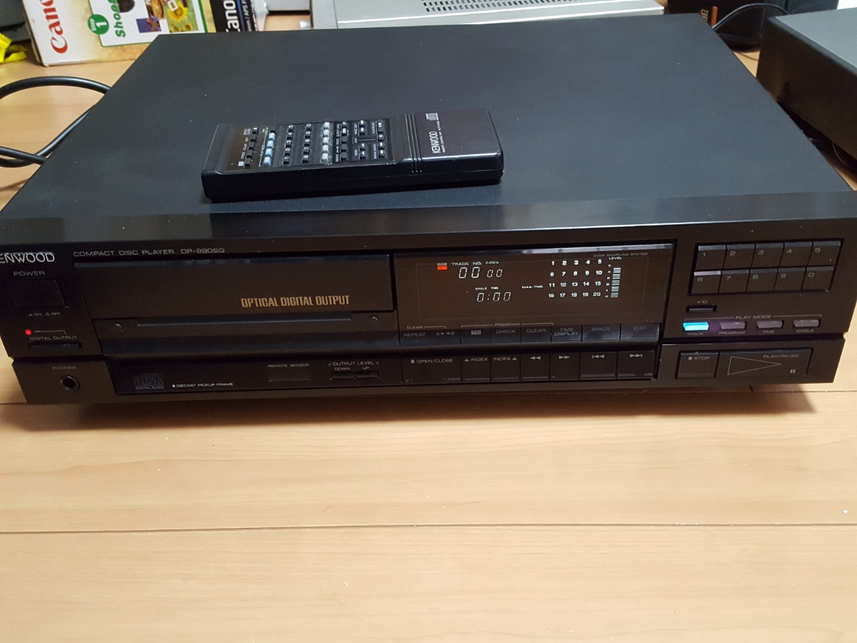 KENWOOD CDプレーヤー DP-990SG リモコン付き