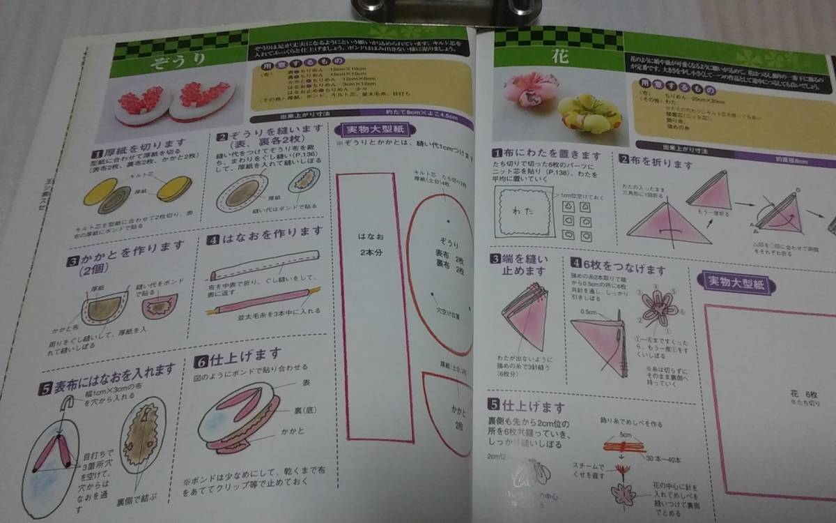 ★総集編　伝承つるし飾り　（つるし飾り・さがりもの・傘福　・８０モチーフの作り方掲載　実物大型紙付き）★_8