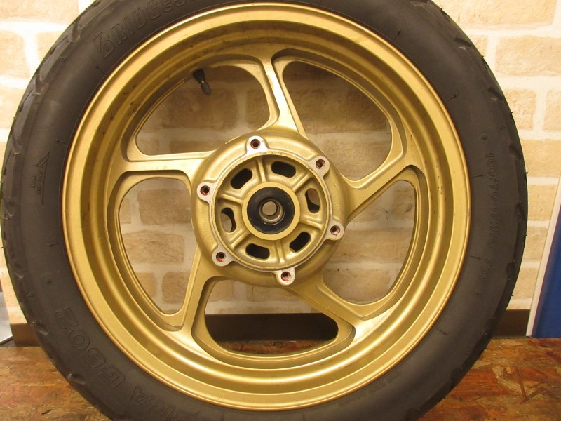 ゼファー1100 リアホイール ゴールド 純正 R-1298 20Φ kawasaki
