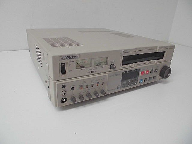 Victor S-VHSビデオレコーダー BR-S800　ジャンク品★506 Victor ビデオデッキ ビクター 業務用ビデオレコーダー Ｖｉｃｔｏｒ 公式