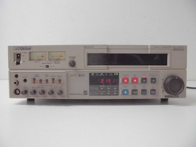 Victor S-VHSビデオレコーダー BR-S800　ジャンク品★506 Victor ビデオデッキ ビクター 業務用ビデオレコーダー Ｖｉｃｔｏｒ 公式