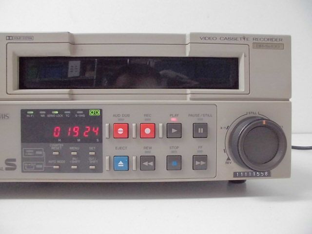 Victor S-VHSビデオレコーダー BR-S800　ジャンク品★506 Victor ビデオデッキ ビクター 業務用ビデオレコーダー Ｖｉｃｔｏｒ 公式