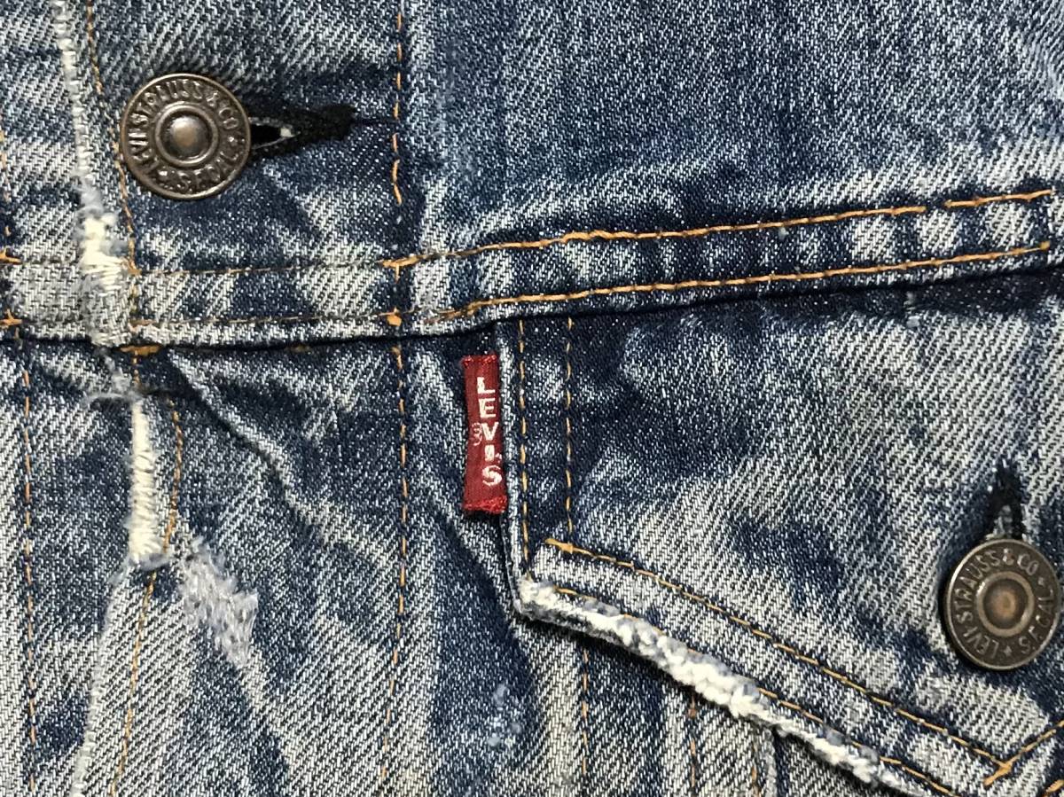 希少 XS 60sビンテージ LEVIS 70505 BIGE ビッグE Gジャン 34 