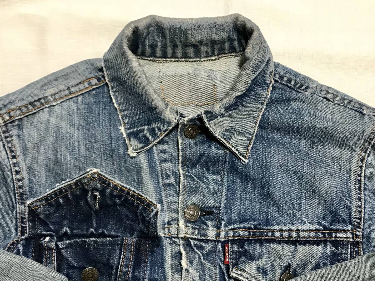 希少 XS 60sビンテージ LEVIS 70505 BIGE ビッグE Gジャン 34 