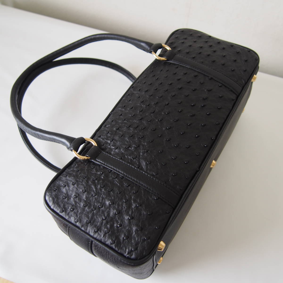 未使用品 YU HAMANO ダックス オーストリッチ レザー ボストンバッグ HAMANO オーストリッチ - YU ダックスバッグ メルカリ 濱野