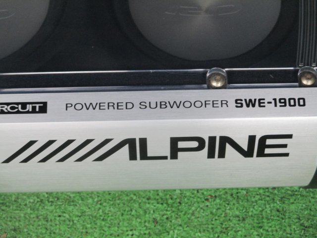 ALPINE アルパイン サブウーファー swe-1900 希少 【公式通販】