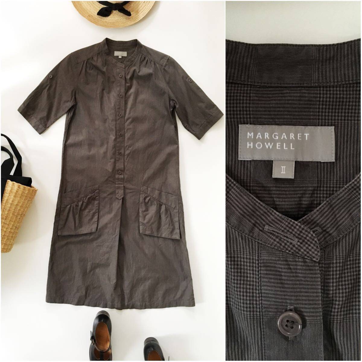 マーガレット ハウエル 半袖ワンピース サイズ２ Mhl Yaeca 女性用 売買されたオークション情報 Yahooの商品情報をアーカイブ公開 オークファン Aucfan Com