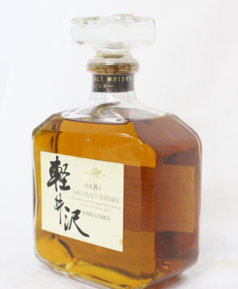 28GAS 19世紀後半 ブレンド モルト グレーン 軽井沢 KARUIZAWA 100% MALT WHISKY 貯蔵8年 未開栓 ウイスキー 日本 アルコール お酒 国産 