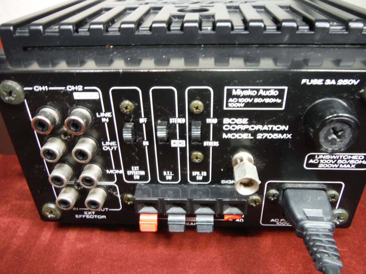 BOSE/ボーズ MODEL 2705MX パワーアンプ BOSE 2705MX パワーアンプ 