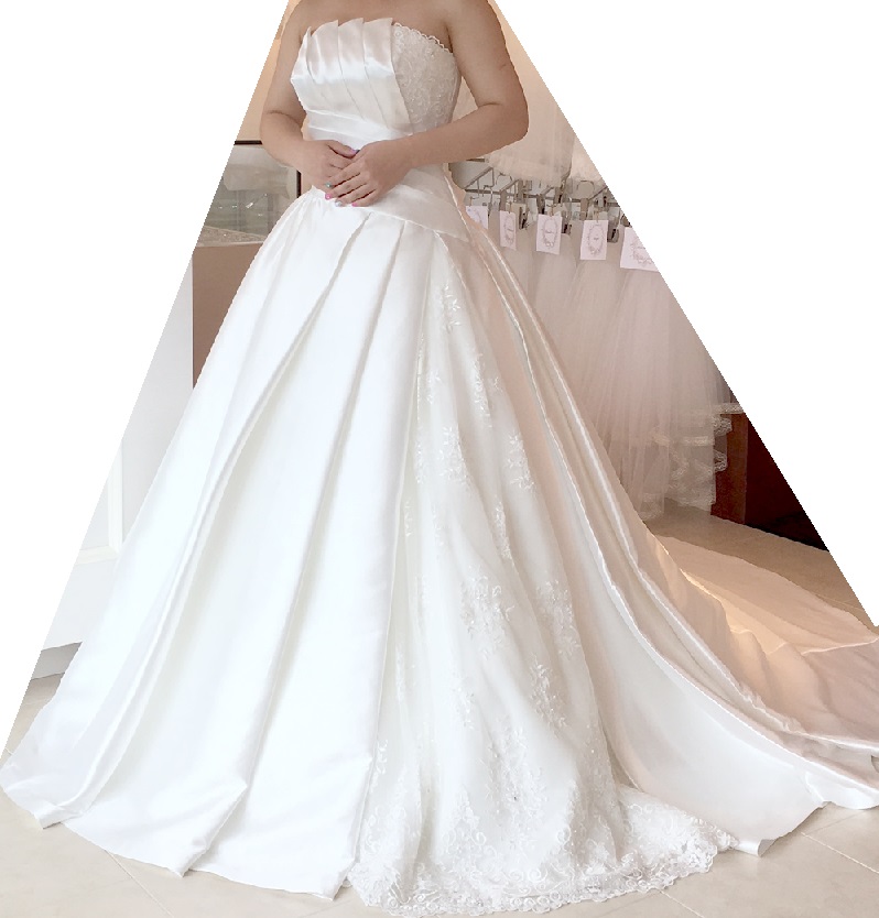 一度着用□302，400円 ワタベ【avica】大人可愛いウエディング(^^♪ 10号