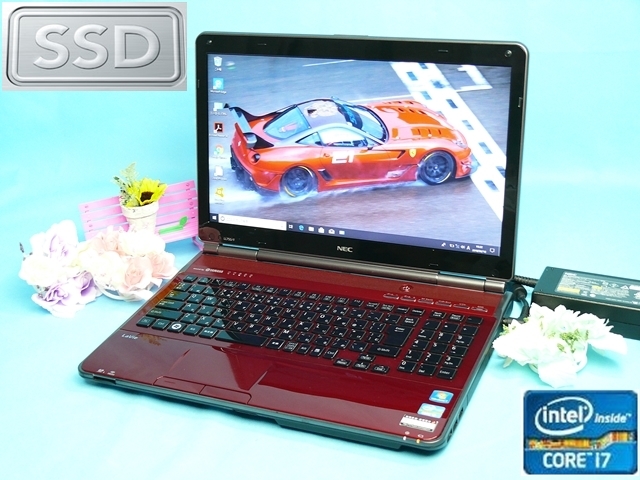良品】NEC LL750/F☆最強Core i7搭載☆メモリー8G/SSD大容量525GB/Blu