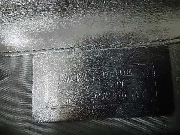 エムシーエム MCM 財布 札入れ PVC(塩化ビニール) 黒