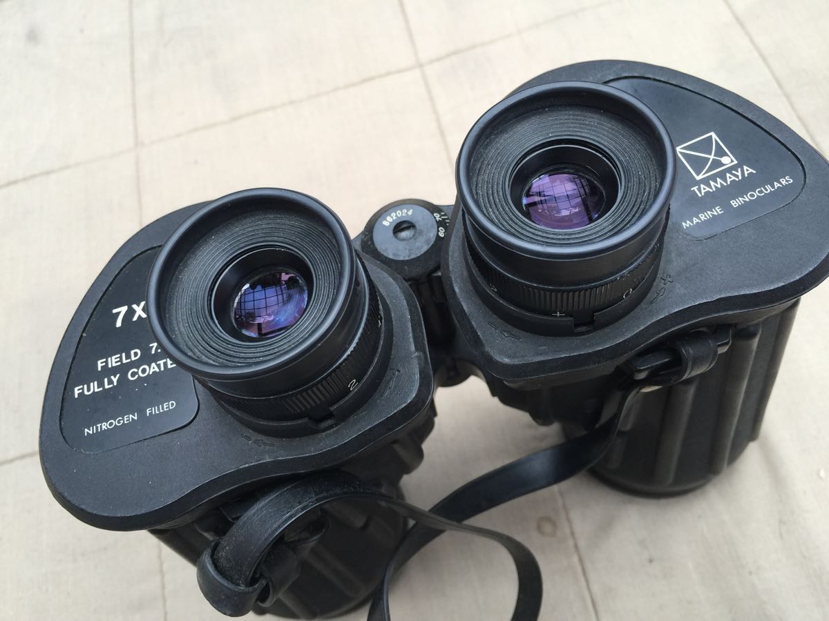マリン双眼鏡 TAMAYA MARINE BINOCULARS 7×50 7.3° 現状品 タマヤ計測 船舶 海上 ミリタリー