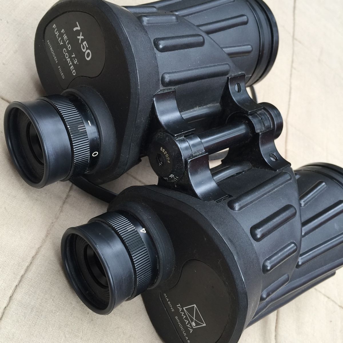 マリン双眼鏡 TAMAYA MARINE BINOCULARS 7×50 7.3° 現状品 タマヤ計測 船舶 海上 ミリタリー
