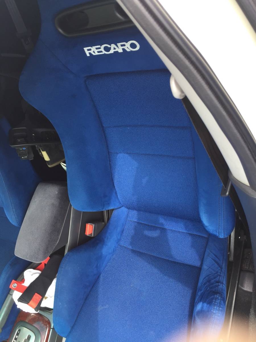 希少 DC5 インテグラ DC5インテグラ純正 レカロシート☆希少青色☆左右 