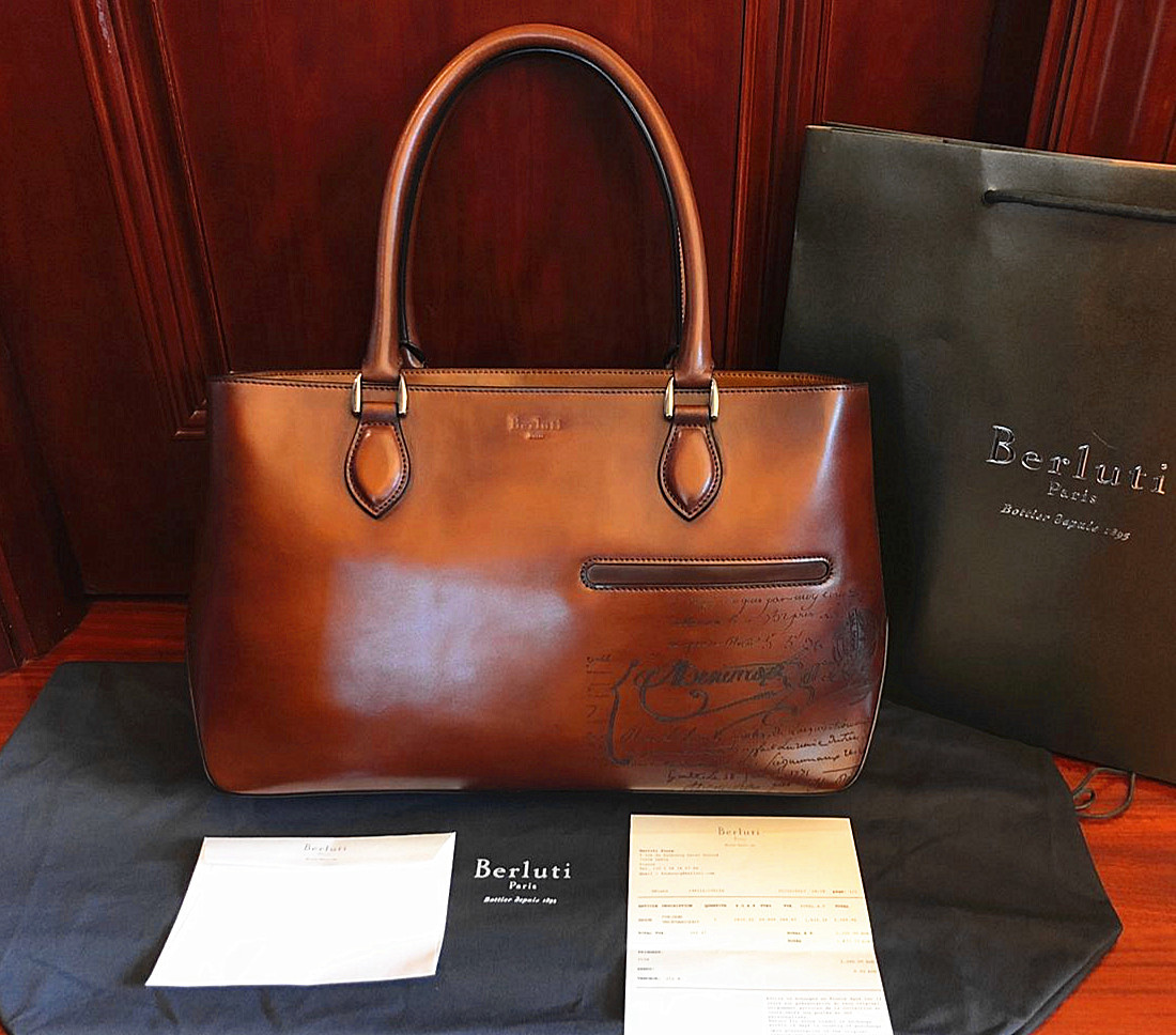 【豊富な，HOT】 正規品保証 最新作ベルルッティ/Berluti TOUJOURS最高峰パティーヌ トートバッグ 購入明細書付(トートバッグ)｜売買されたオークション情報、yahooの商品情報をアーカイブ公開 - オークファン トートバッグ