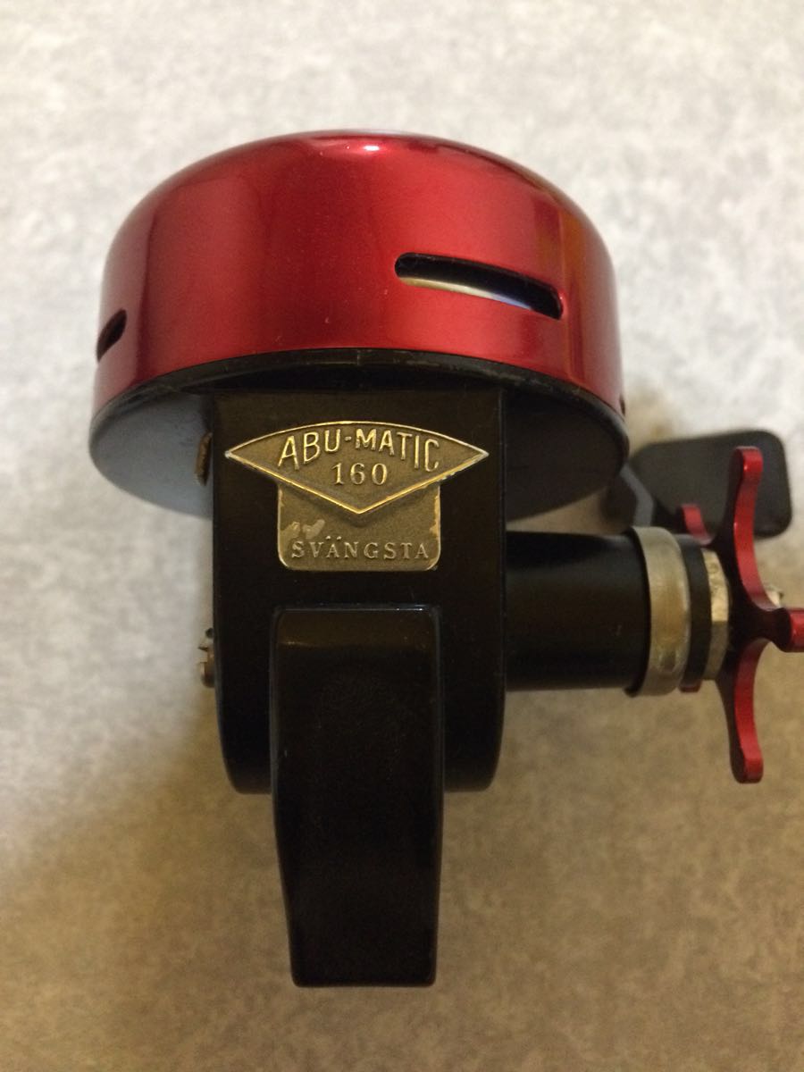 ABU-MATIC アブガルシア アブマチック160スピンキャストリール 160 赤