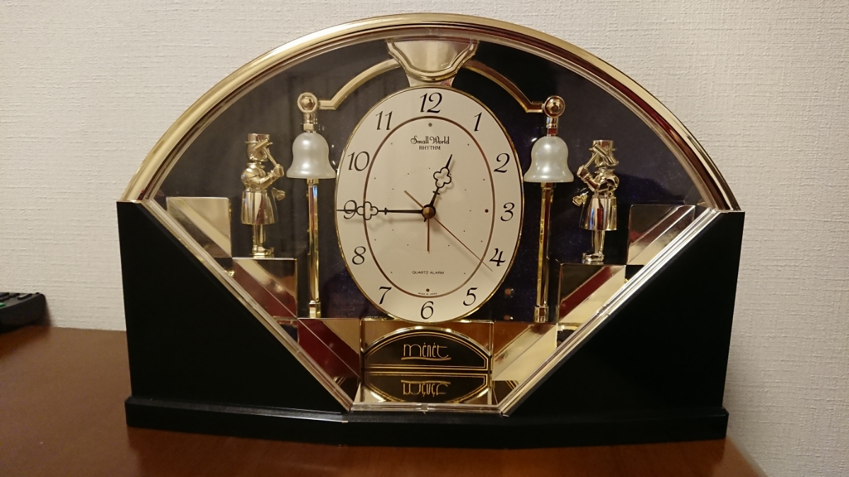 リズム時計工業 スモールワールドメネット からくり時計(アナログ 