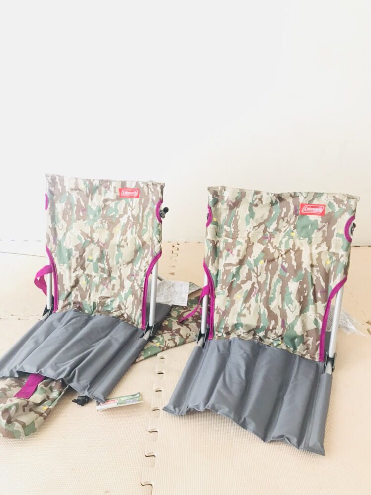 ◇ 美品 ◇ Coleman コールマン グランドチェア 迷彩 カモフラージュ 2