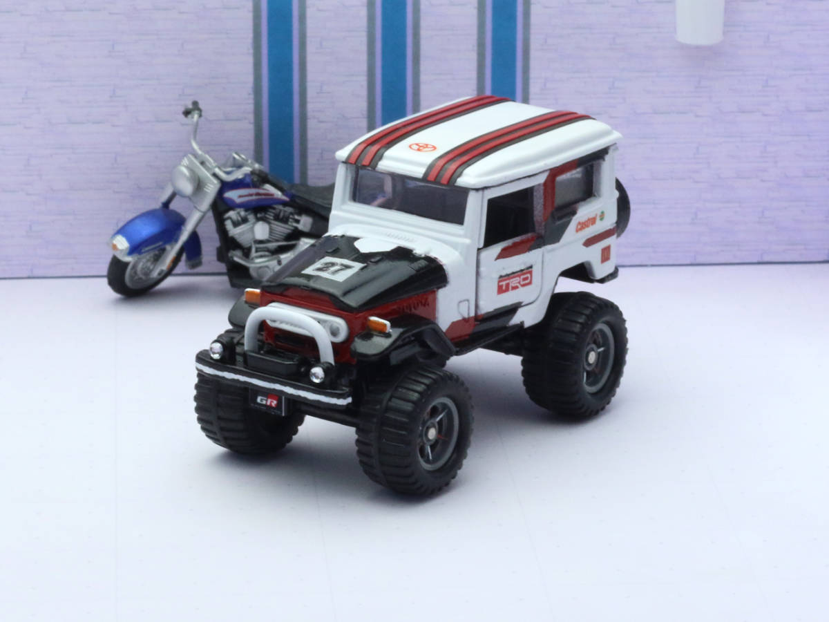トミカ改 トヨタ ランドクルーザー 40系 Gazoo Racing仕様 リフトアップカスタム 自作改造品 乗用車 売買されたオークション情報 Yahooの商品情報をアーカイブ公開 オークファン Aucfan Com