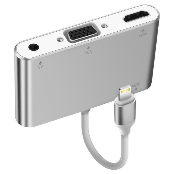 新作，最新作 A-free Lightning to HDMI/Audio/VGA 変換 アダプタ 大画面 1080P高解像度 iPhone iPad iPod IOS11対応ライトニングHDMI変換 ケーブル(その他)｜売買されたオークション情報、yahooの商品情報をアーカイブ公開 - その他
