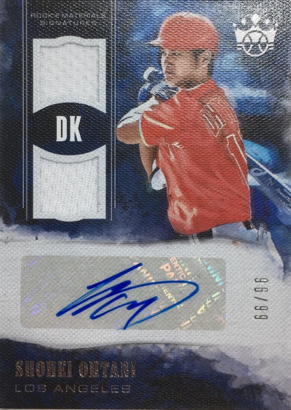 99枚限定】大谷翔平 2018 Diamond Kings Rookie 2pc Jersey Auto 実 