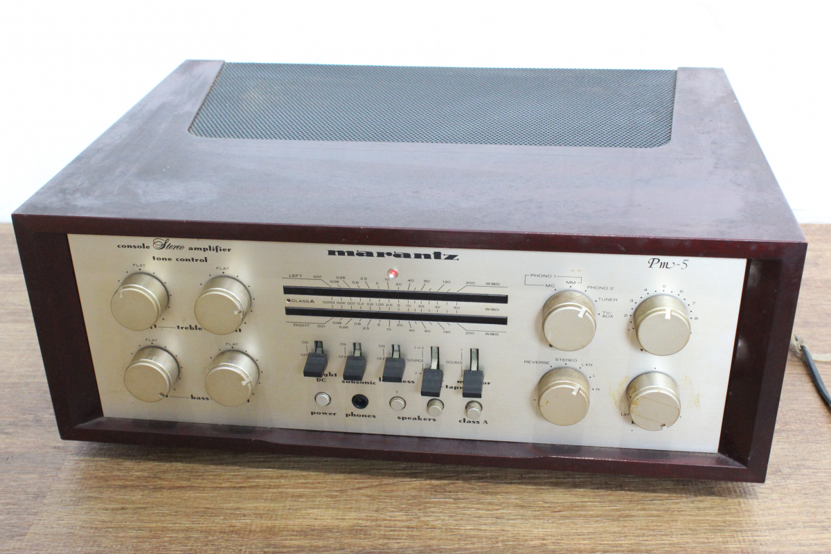 60BAP Marantz マランツ プリメインアンプ PM-5 A級/AB級切替