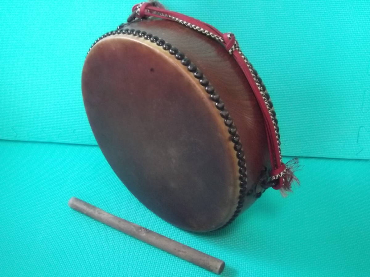 古い 平太鼓 和太鼓 直径約33cm x11cm 【公式通販】