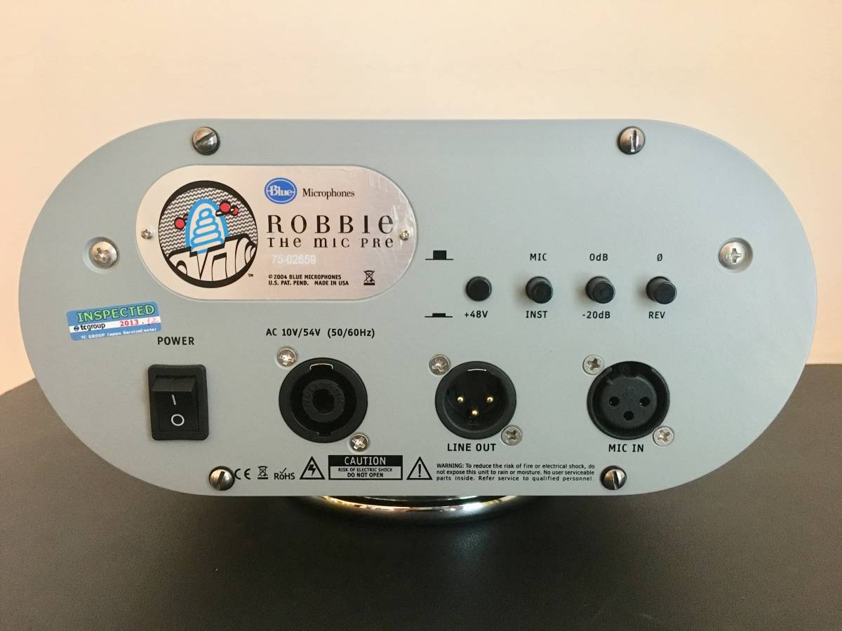 Blue Robbie 真空管マイクプリアンプ TUBE MIC PREAMP】