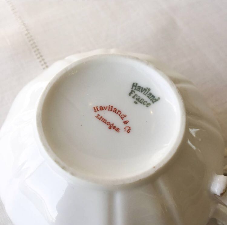 アビランド リモージュ アンティーク カップ ソーサー 4客セット_4