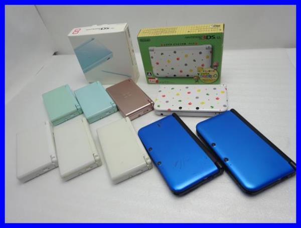 ◎【840】ジャンク 1スタ《任天堂 DS Lite / 3DS LL》本体 まとめ 9台