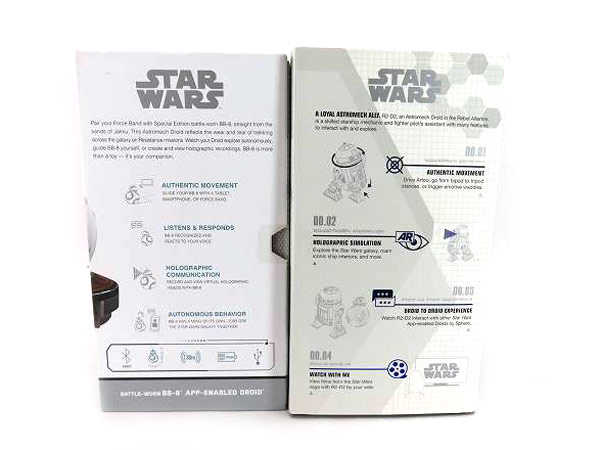 1円 未使用有り スターウォーズ R2D2 BB-8 SPHERO スマートロボット 計2点セット CQ593