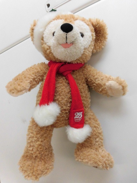 yg639△ディズニーシ― ダッフィー 25周年 ぬいぐるみ クリスマス