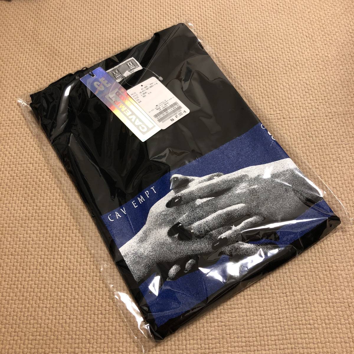 C.E HANDS TEE BLACK シーイー CAVEMPT Tシャツ ブラック 黒 CES13T08 