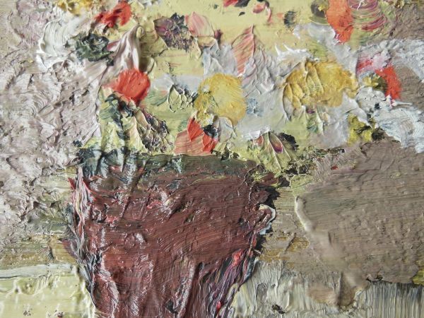 織田広喜 「花」0号 絵画 油彩 真作 織田廣喜 【公式通販】