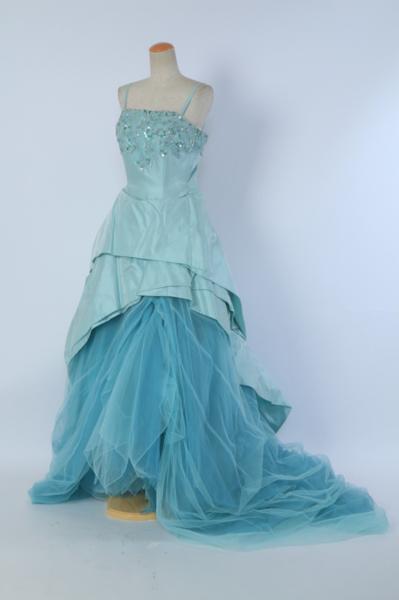 【HOT，本物保証】 p6975 ウェディングドレス 約13R(青)｜売買されたオークション情報、yahooの商品情報をアーカイブ公開 - オークファン 青