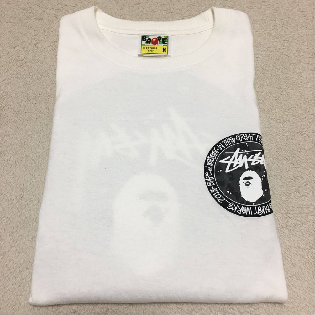 ○A Bathing Ape × Stussy / 2013 オフィシャル コラボ Tシャツ 
