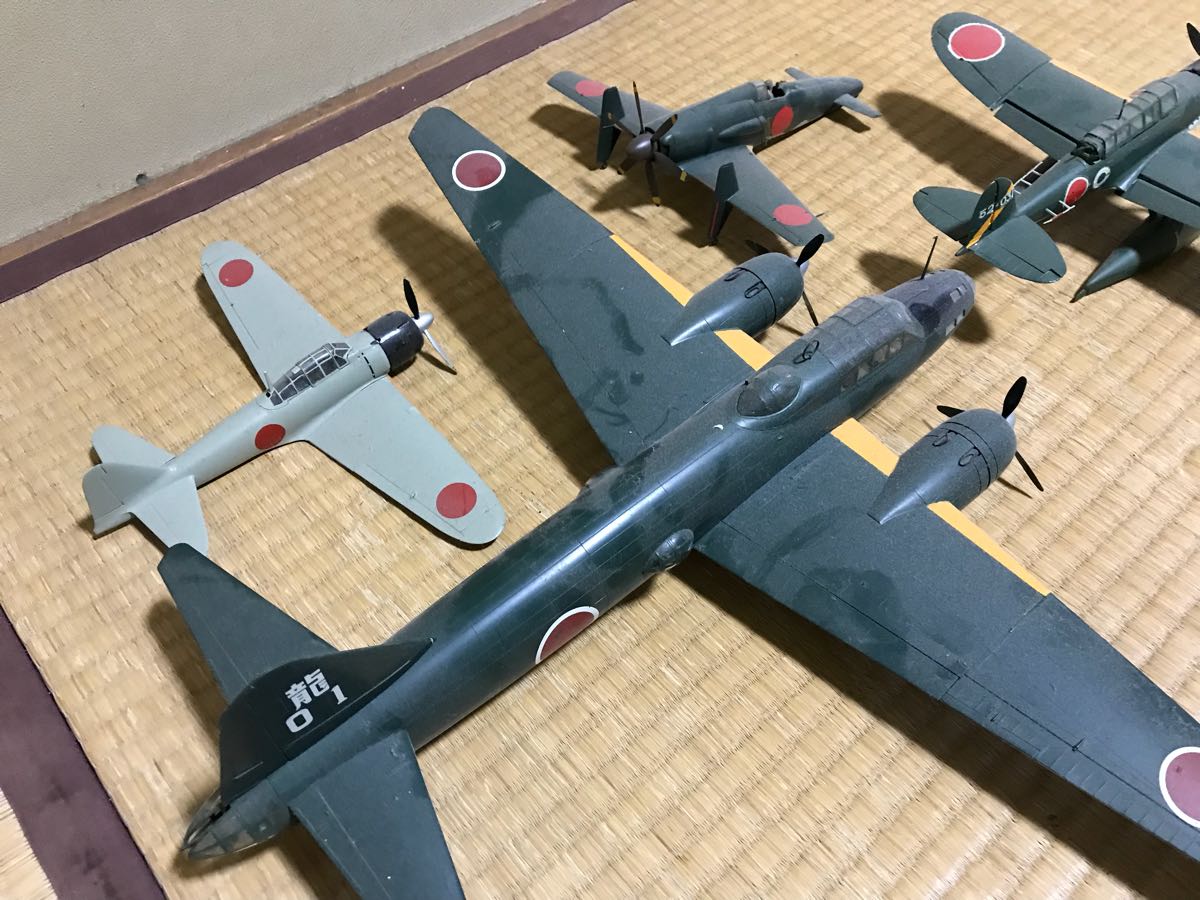 1/48 MM 飛行機 プラモデル ジャンク品 まとめて 零戦 戦闘機 爆撃機