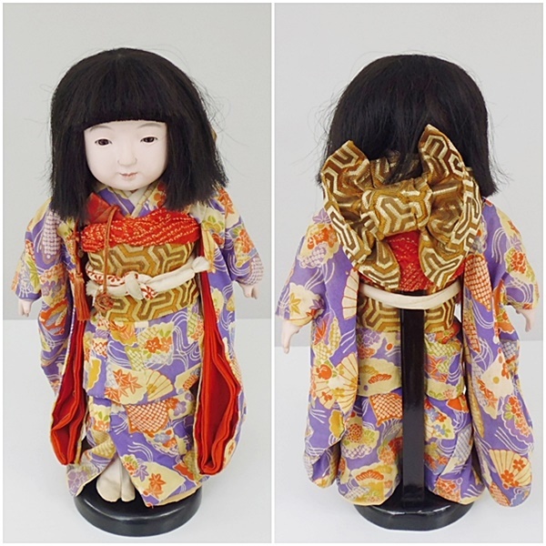 S8 市松人形 作者不明 全長36cm Yahoo!オークション - 「市松人形