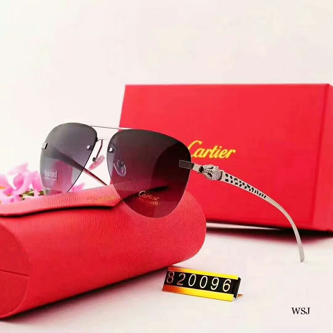 カルティエスポーツサングラスヒョウヘッドメタルサングラス品番