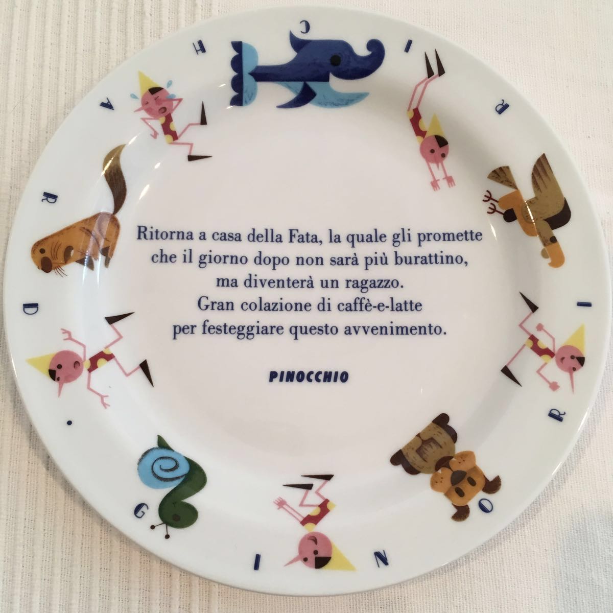 貴重☆リチャードジノリ ピノキオチルドレンセット カップ&ソーサー プレート ボウル_2