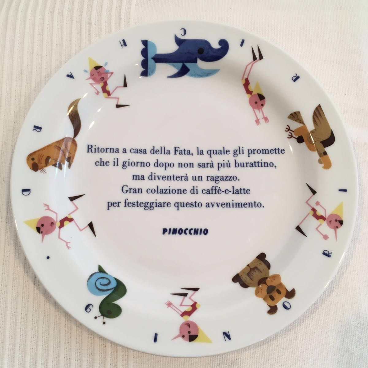 貴重☆リチャードジノリ ピノキオチルドレンセット カップ&ソーサー プレート ボウル_3