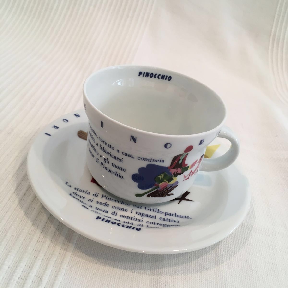 貴重☆リチャードジノリ ピノキオチルドレンセット カップ&ソーサー プレート ボウル_6