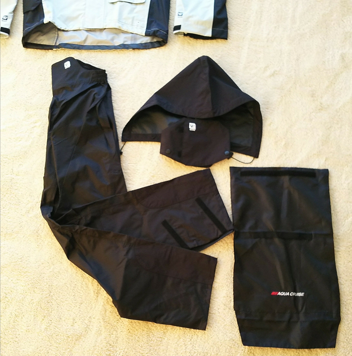 ワイズギア YAR18 サイバーテックスIII WGレインスーツ シルバー サイズS