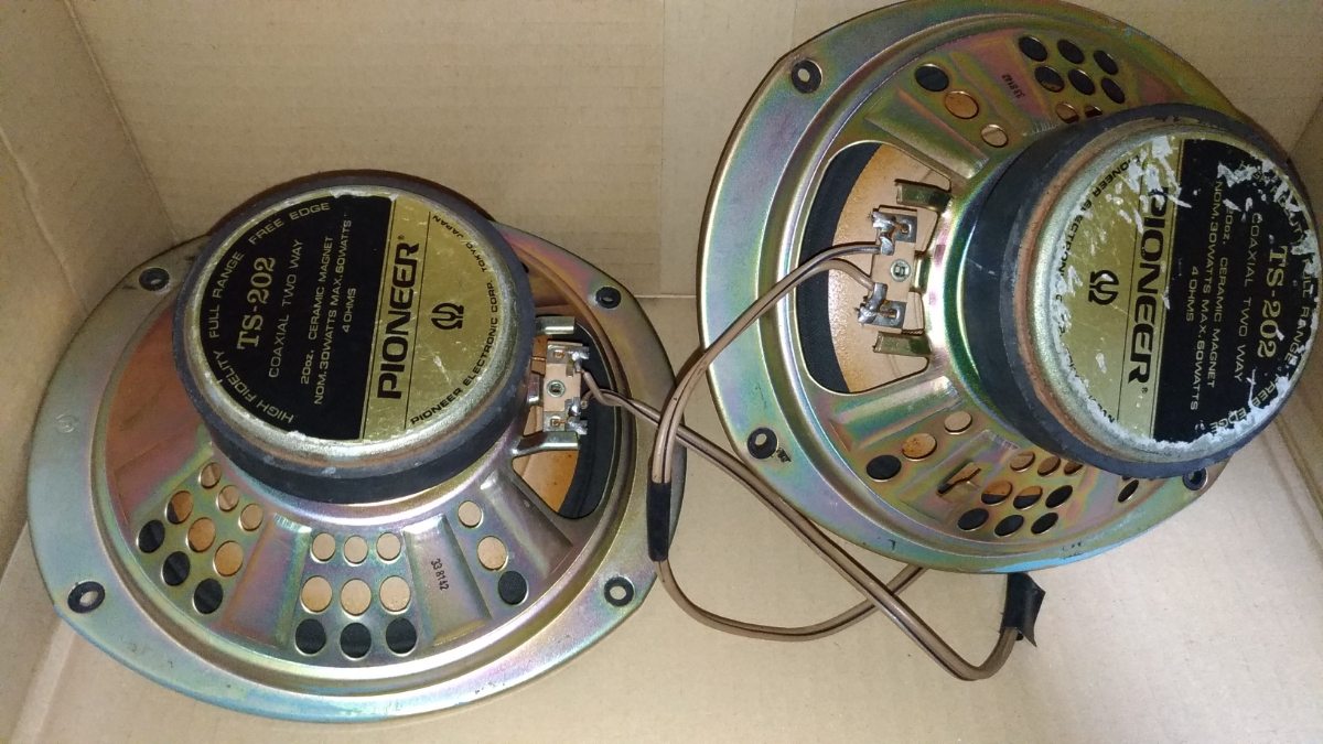 TS-202 Pioneer 20cm PIONEER Vintage Ts Speakers RARE スピーカー 0 