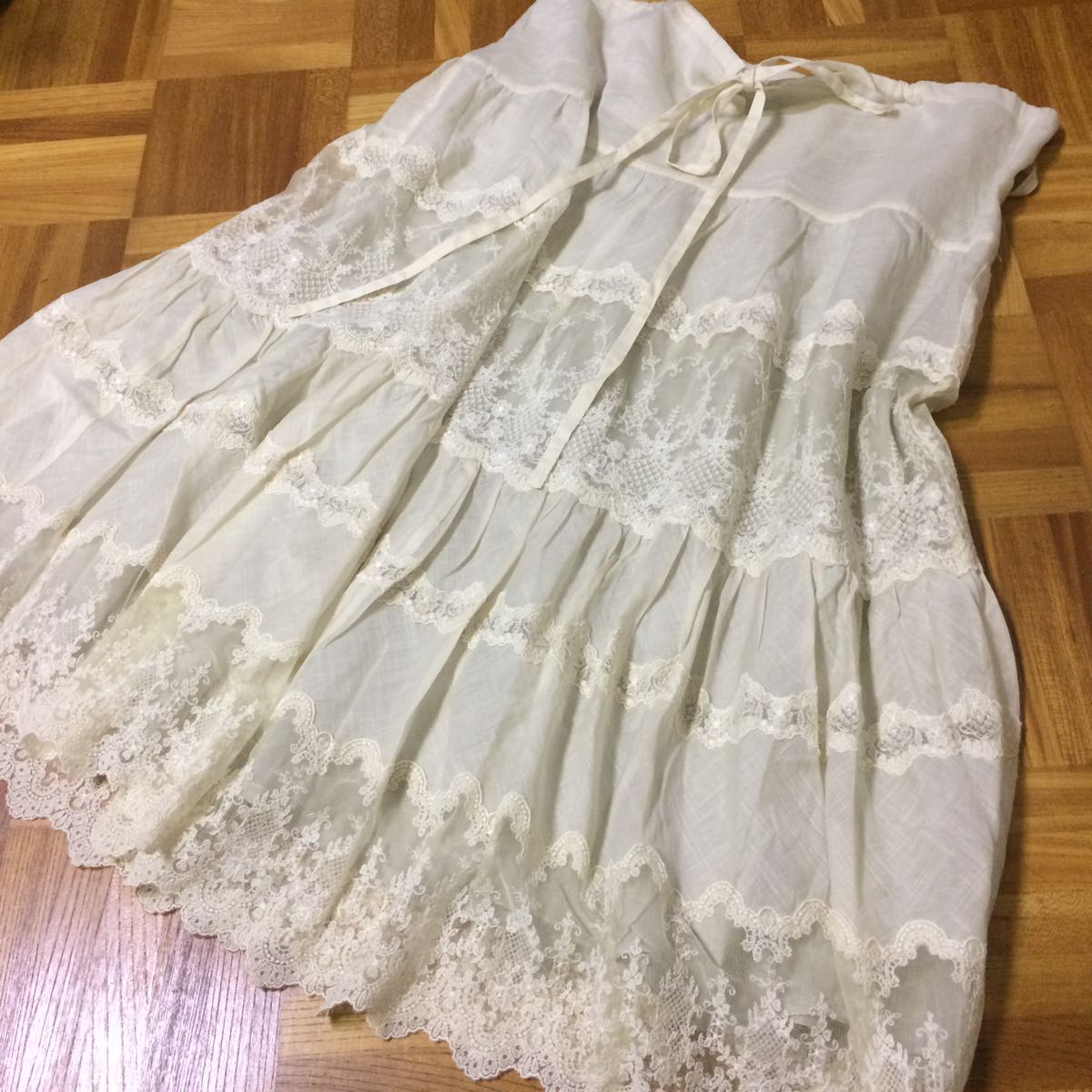 希少アパルトモン☆ドゥーズィエムクラス☆総レース ワンピース マキシ  